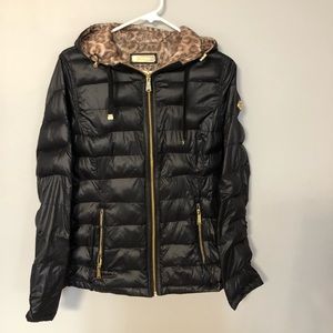 Calvin Klein reversible puffer jacket.